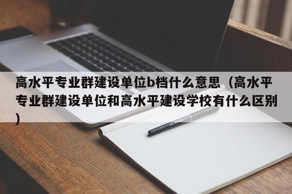 高水平专业群建设单位b档什么意思（高水平专业群建设单位和高水平建设学校有什么区别）