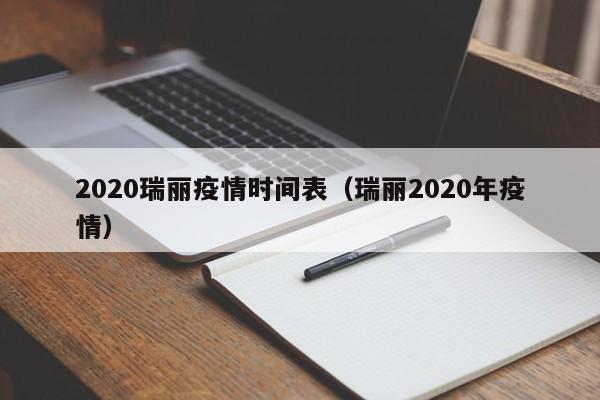 2020瑞丽疫情时间表（瑞丽2020年疫情）
