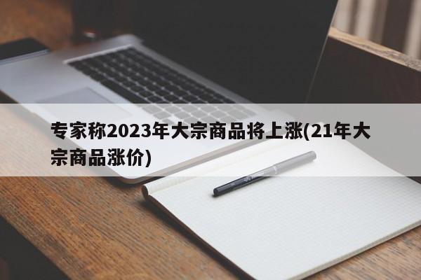 专家称2023年大宗商品将上涨(21年大宗商品涨价)